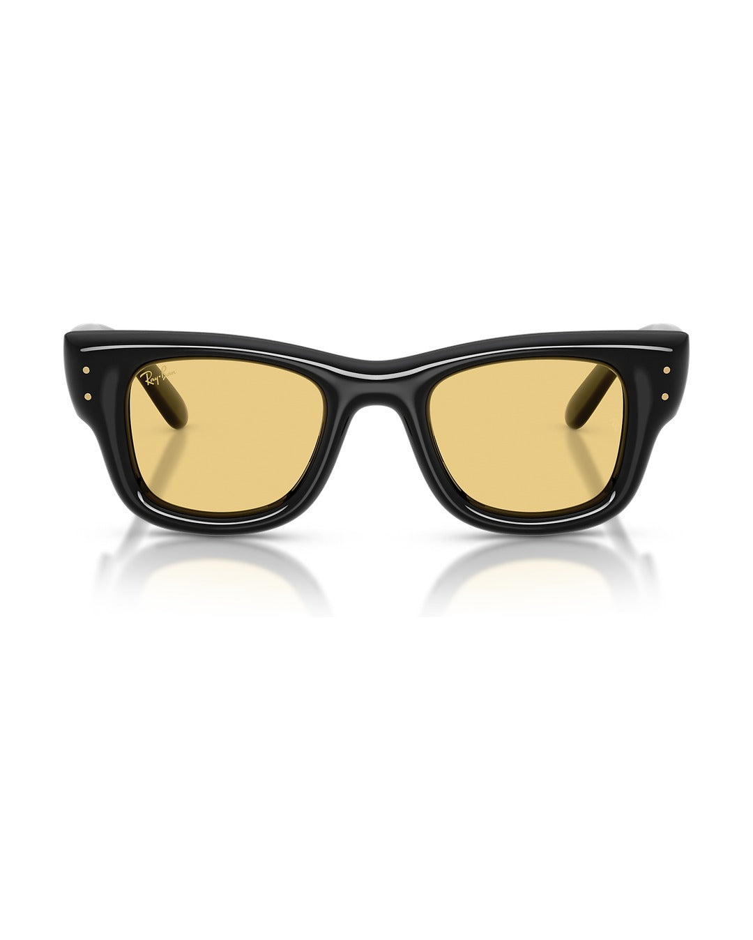 A$AP Rocky Wayfarer Puffer Sunglasses - Black/Yellow - Ray-Ban