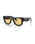 A$AP Rocky Wayfarer Puffer Sunglasses - Black/Yellow - Ray-Ban