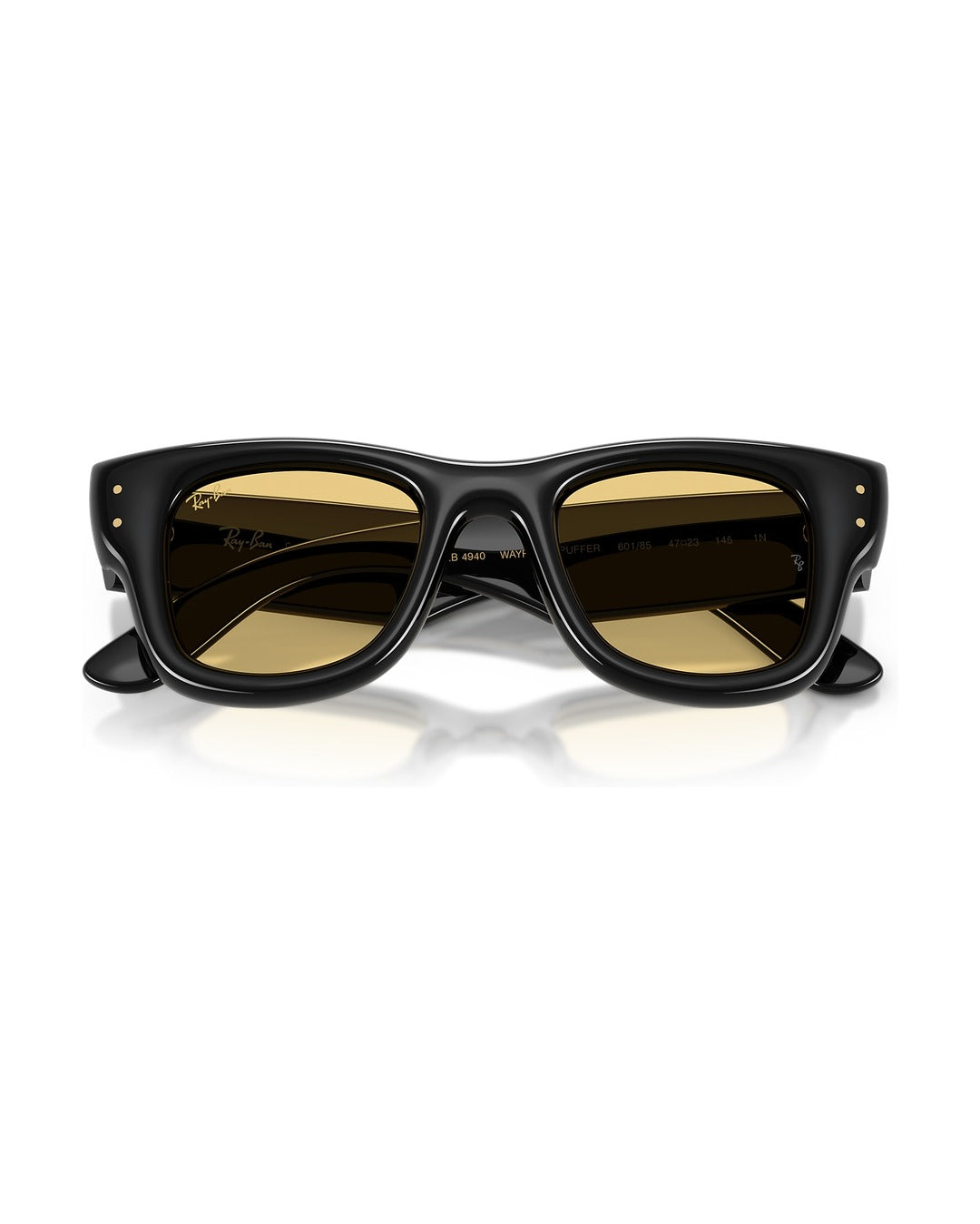 A$AP Rocky Wayfarer Puffer Sunglasses - Black/Yellow - Ray-Ban
