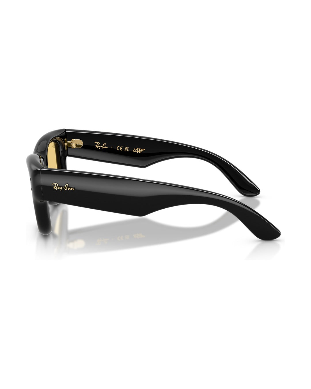 A$AP Rocky Wayfarer Puffer Sunglasses - Black/Yellow - Ray-Ban