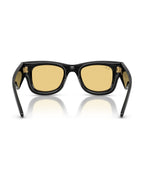 A$AP Rocky Wayfarer Puffer Sunglasses - Black/Yellow - Ray-Ban