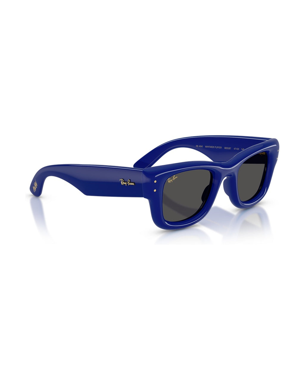 A$AP Rocky Wayfarer Puffer Sunglasses - Blue/Ultra Black - Ray-Ban