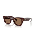 A$AP Rocky Wayfarer Puffer Sunglasses - Dark Brown/Dark Brown - Ray-Ban