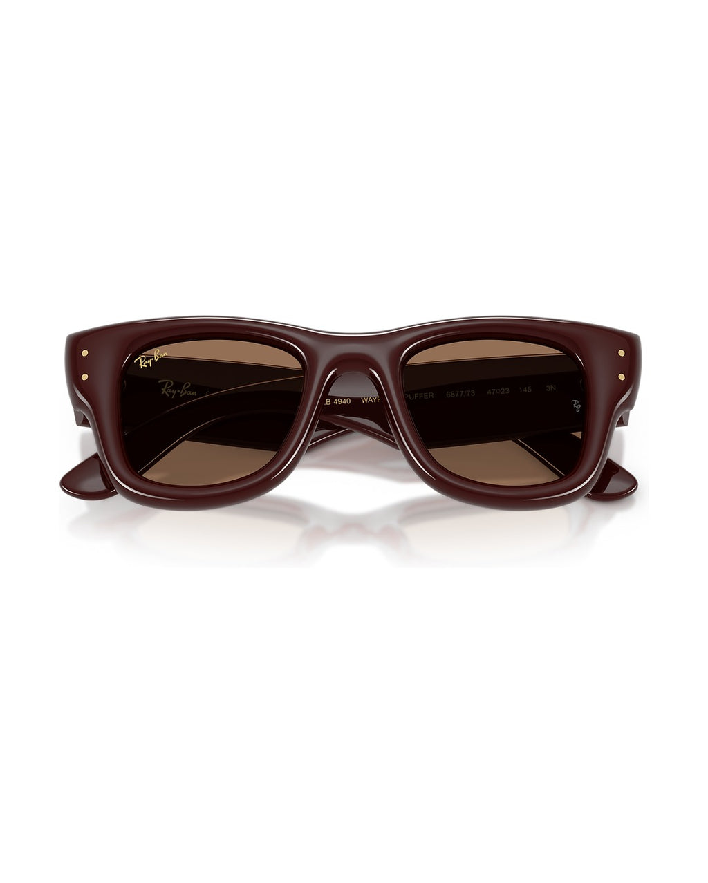 A$AP Rocky Wayfarer Puffer Sunglasses - Dark Brown/Dark Brown - Ray-Ban