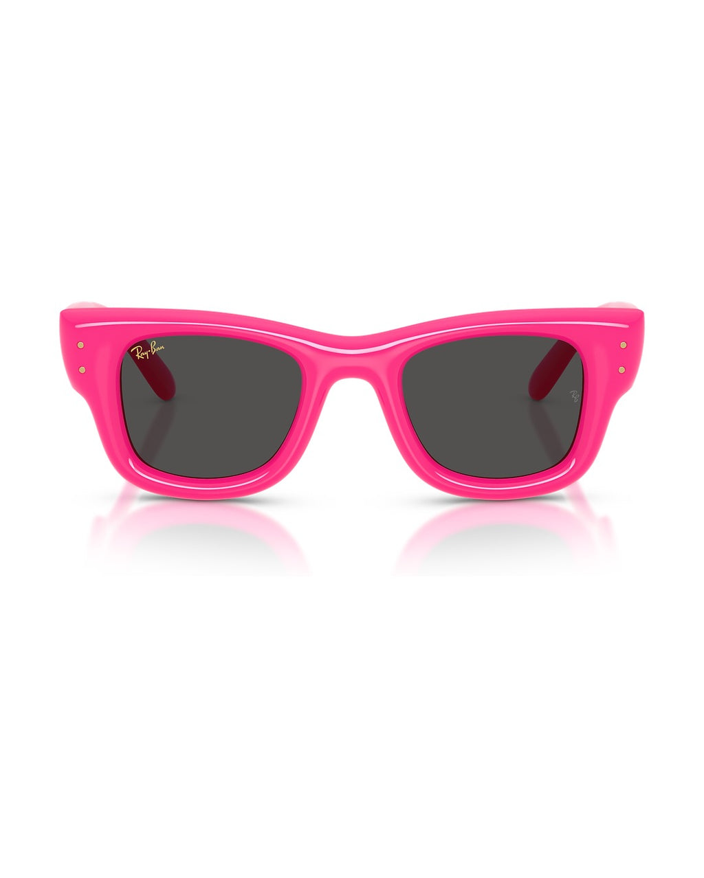 A$AP Rocky Wayfarer Puffer Sunglasses - Fucsia/Ultra Black - Ray-Ban