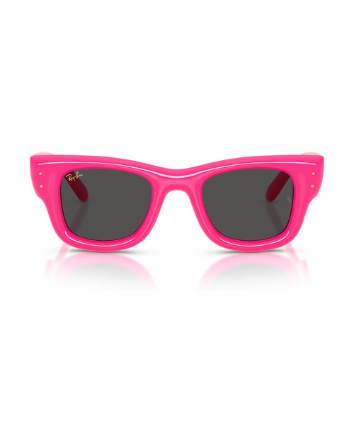 A$AP Rocky Wayfarer Puffer Sunglasses - Fucsia/Ultra Black - Ray-Ban
