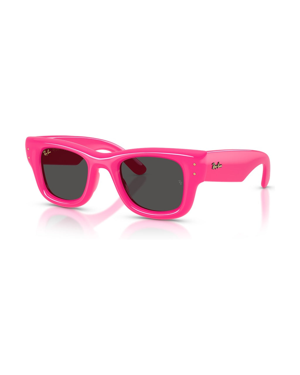 A$AP Rocky Wayfarer Puffer Sunglasses - Fucsia/Ultra Black - Ray-Ban