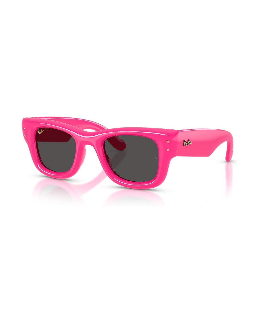 A$AP Rocky Wayfarer Puffer Sunglasses - Fucsia/Ultra Black - Ray-Ban