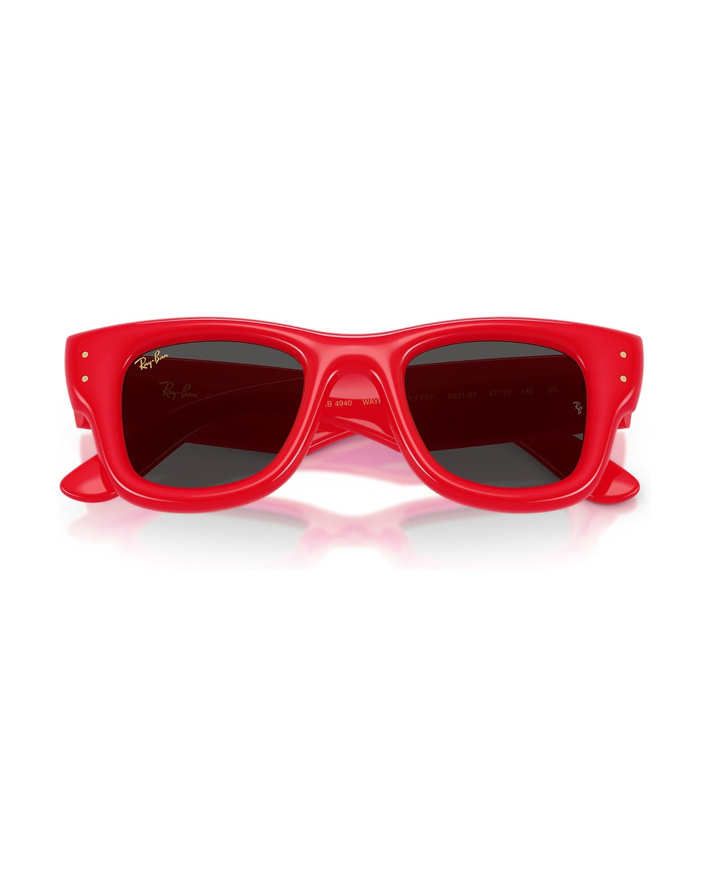 A$AP Rocky Wayfarer Puffer Sunglasses - Red/Ultra Black - Ray-Ban