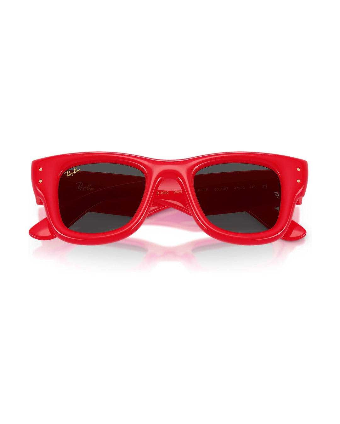 A$AP Rocky Wayfarer Puffer Sunglasses - Red/Ultra Black - Ray-Ban