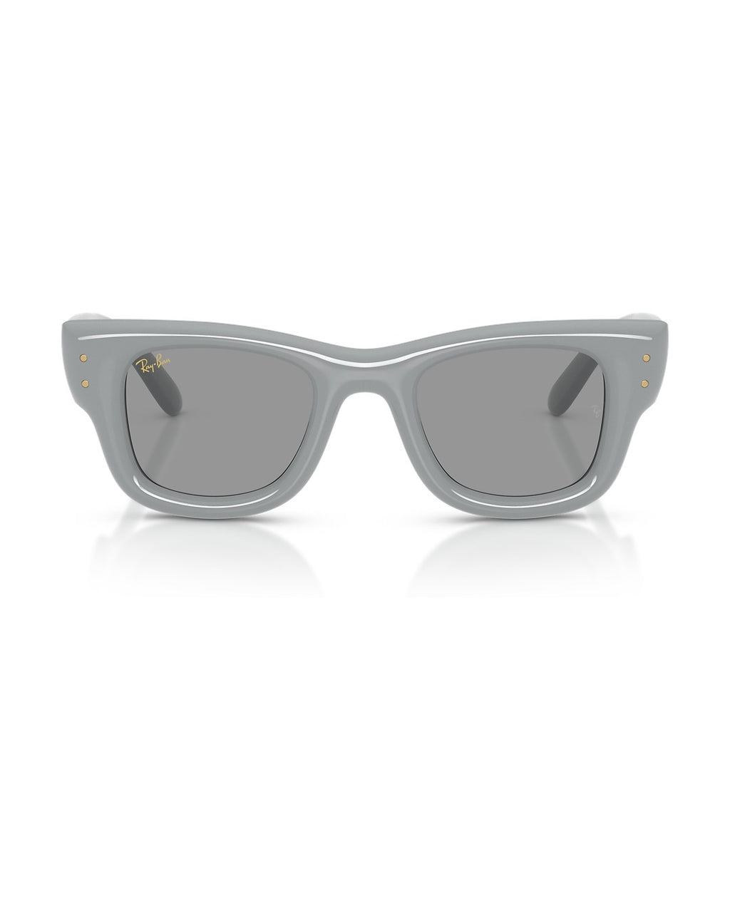 A$AP Rocky Wayfarer Puffer Sunglasses - Solid Grey/Grey - Ray-Ban