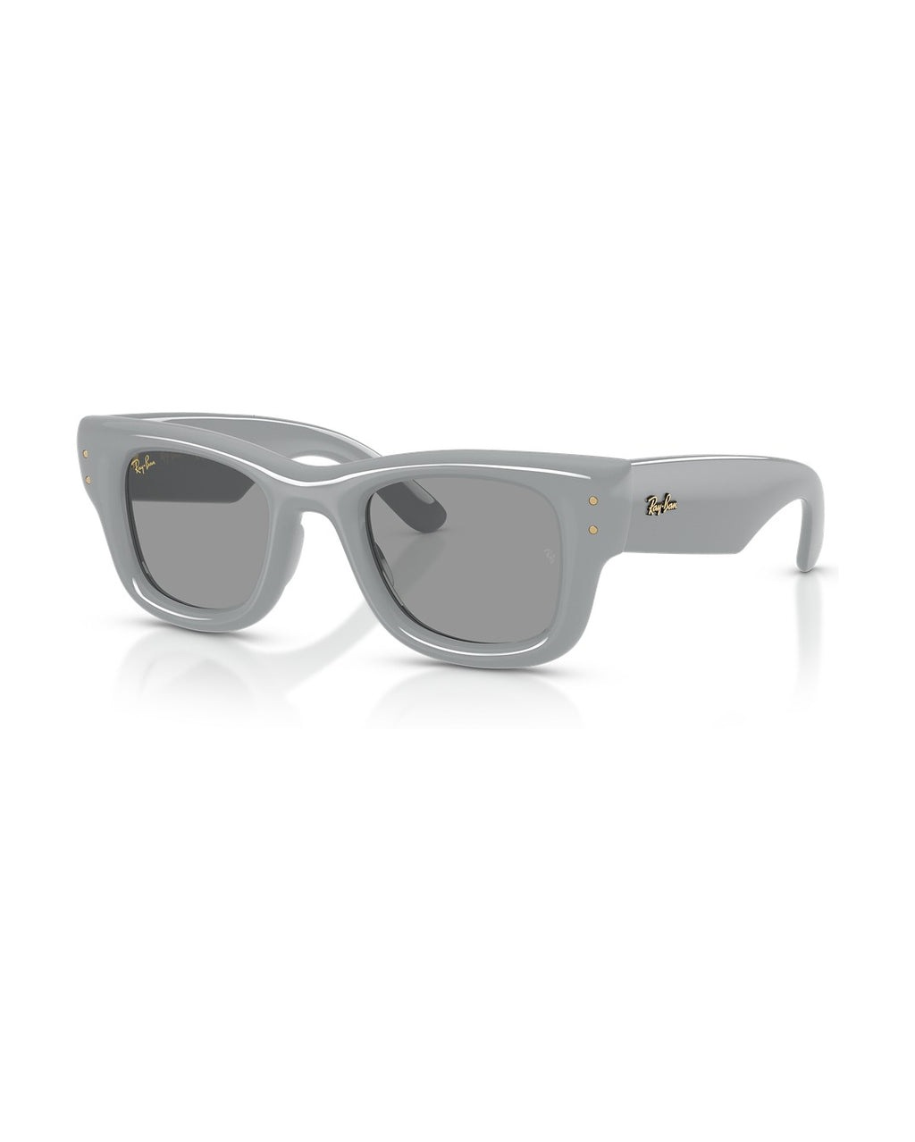 A$AP Rocky Wayfarer Puffer Sunglasses - Solid Grey/Grey - Ray-Ban