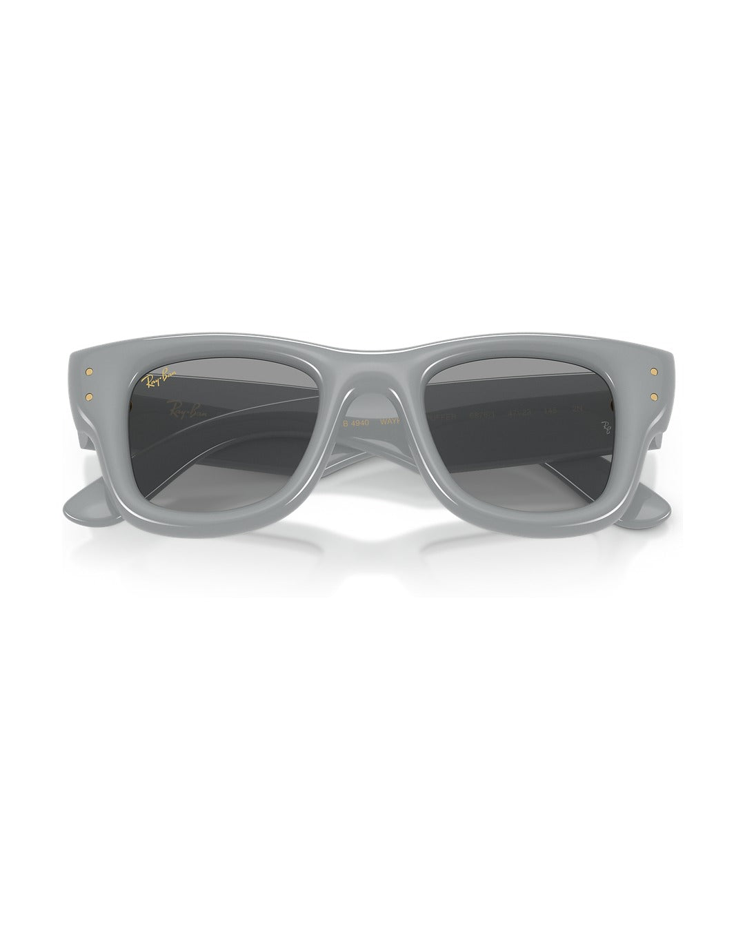 A$AP Rocky Wayfarer Puffer Sunglasses - Solid Grey/Grey - Ray-Ban