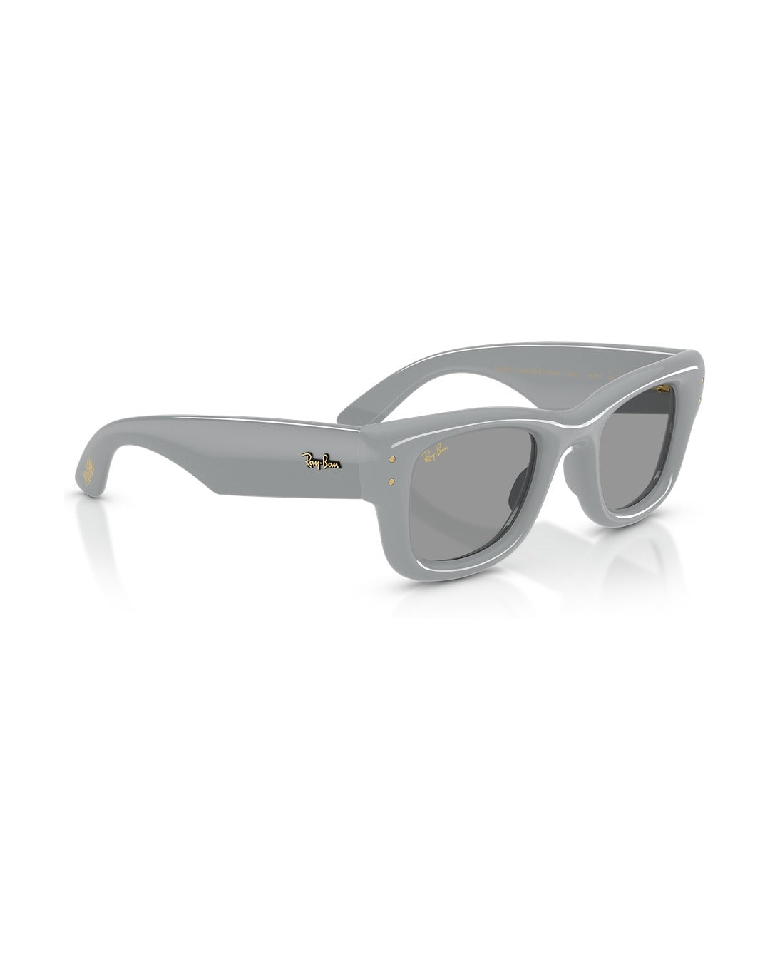 A$AP Rocky Wayfarer Puffer Sunglasses - Solid Grey/Grey - Ray-Ban