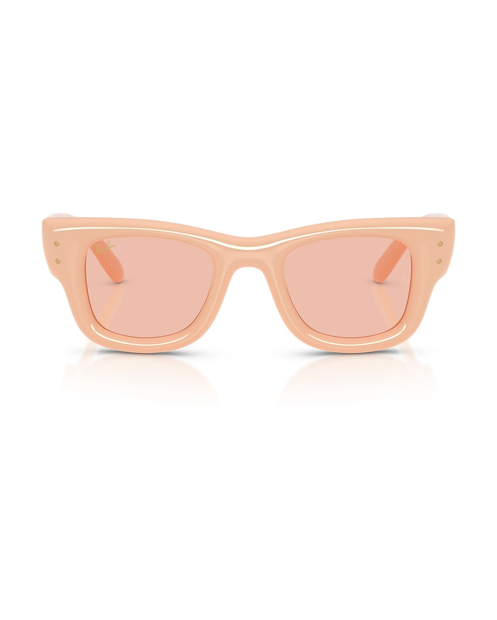 A$AP Rocky Wayfarer Puffer Sunglasses - Solid Nude/Dark Pink - Ray-Ban