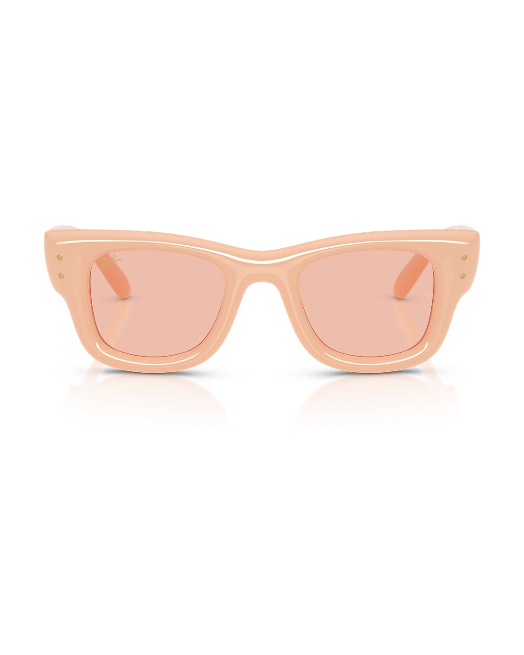 A$AP Rocky Wayfarer Puffer Sunglasses - Solid Nude/Dark Pink - Ray-Ban