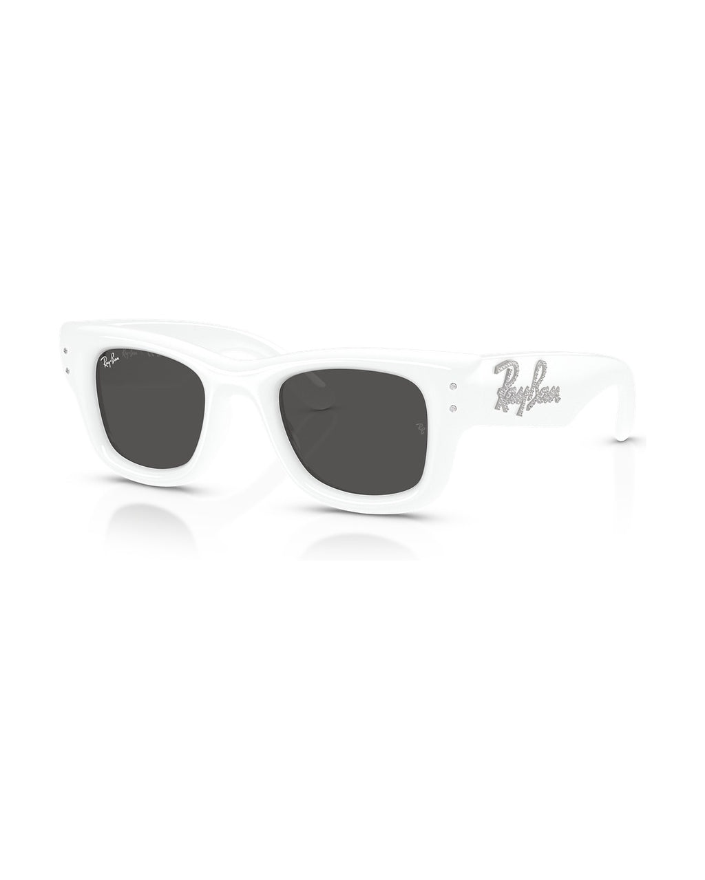 Wayfarer Puffer Sunglasses - White & Strass/Ultra Black - Ray-Ban