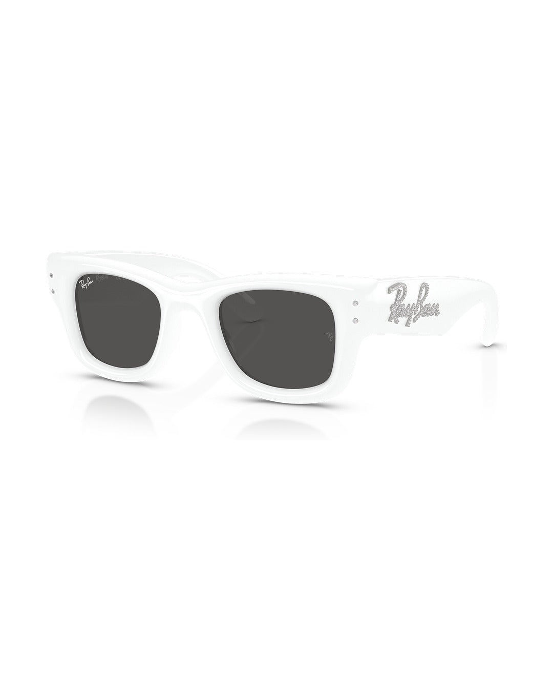 Wayfarer Puffer Sunglasses - White & Strass/Ultra Black - Ray-Ban