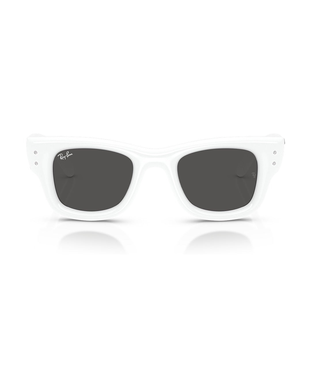 Wayfarer Puffer Sunglasses - White & Strass/Ultra Black - Ray-Ban