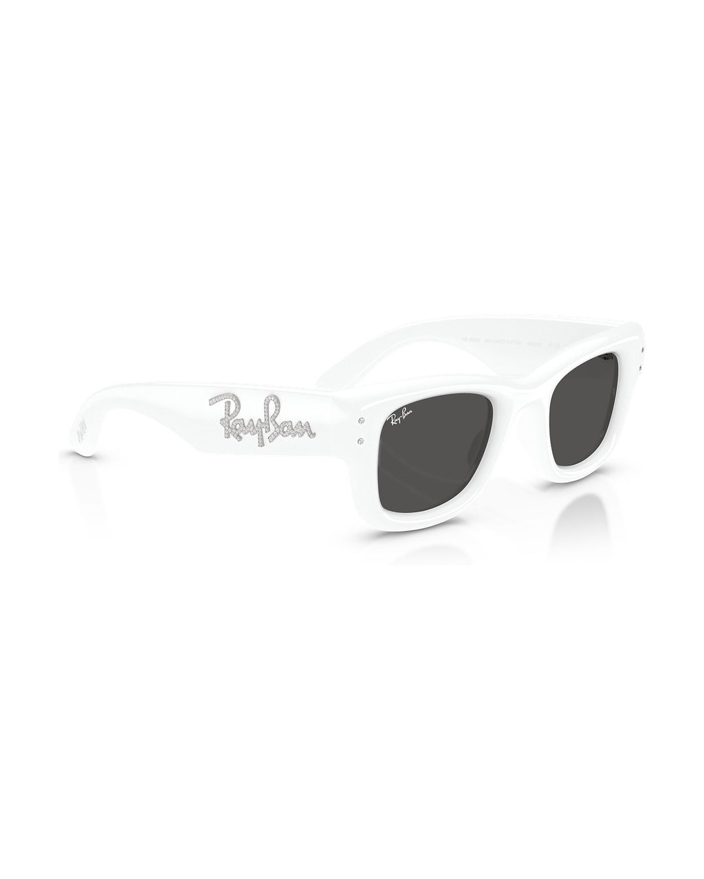 Wayfarer Puffer Sunglasses - White & Strass/Ultra Black - Ray-Ban