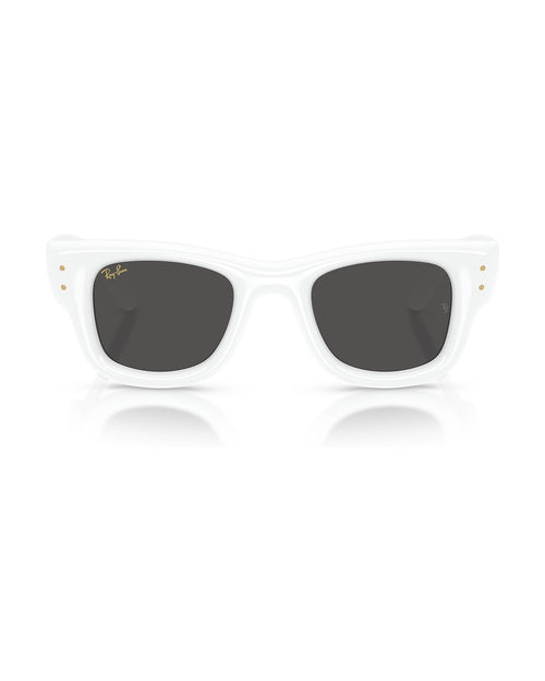 A$AP Rocky Wayfarer Puffer Sunglasses - White/Ultra Black - Ray-Ban