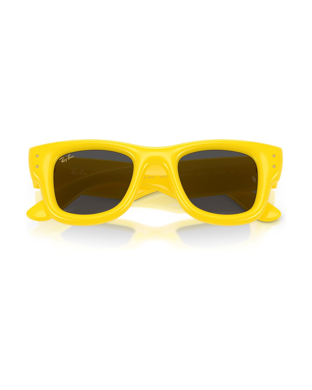 A$AP Rocky Wayfarer Puffer Sunglasses - Yellow/Ultra Black - Ray-Ban