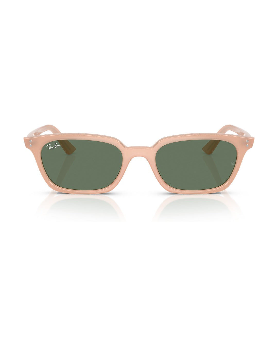 Zaya Sunglasses - Cloudy Natural Pink/Dark Green - Ray-Ban