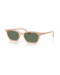 Zaya Sunglasses - Cloudy Natural Pink/Dark Green - Ray-Ban
