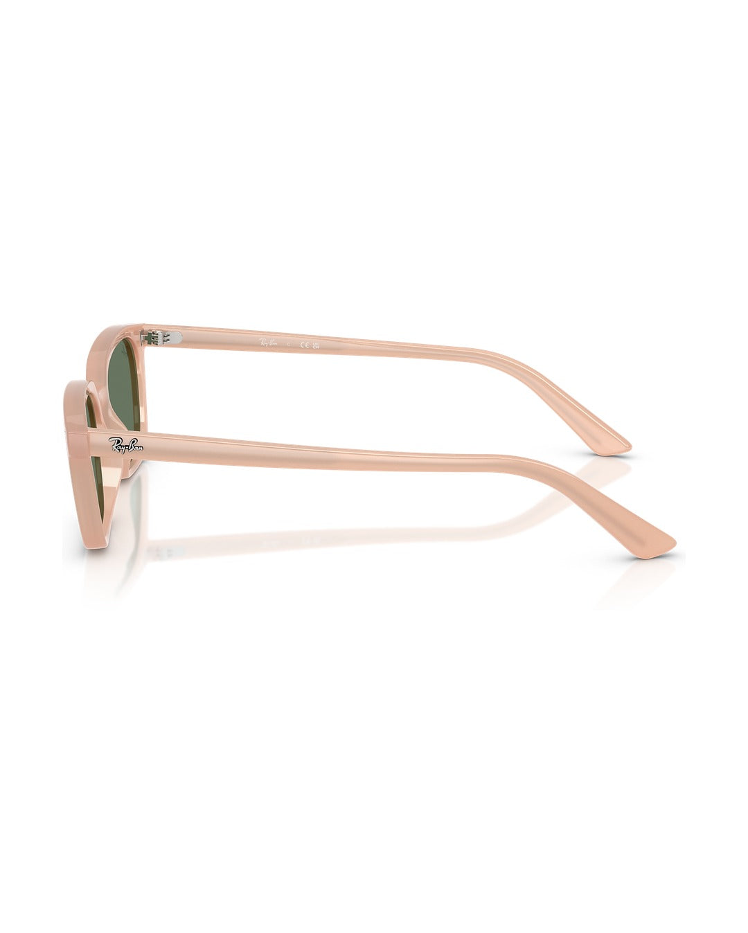 Zaya Sunglasses - Cloudy Natural Pink/Dark Green - Ray-Ban