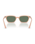Zaya Sunglasses - Cloudy Natural Pink/Dark Green - Ray-Ban