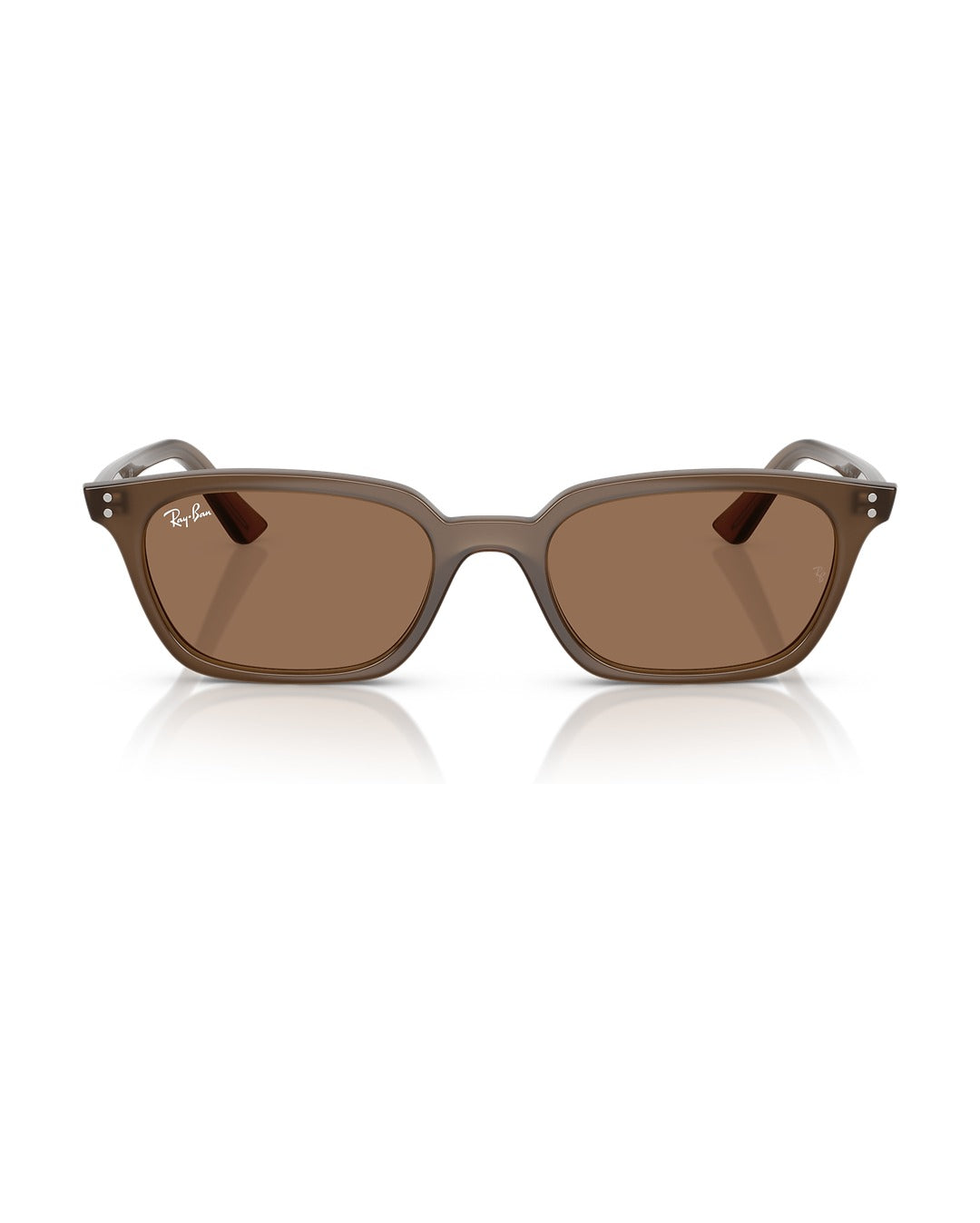 Zaya Sunglasses - Transparent Brown/Dark Brown - Ray-Ban