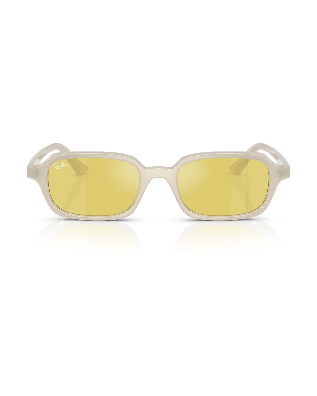 Zuri Sunglasses - Cloudy Warm White/Yellow Mirror Flash Gold - Ray-Ban