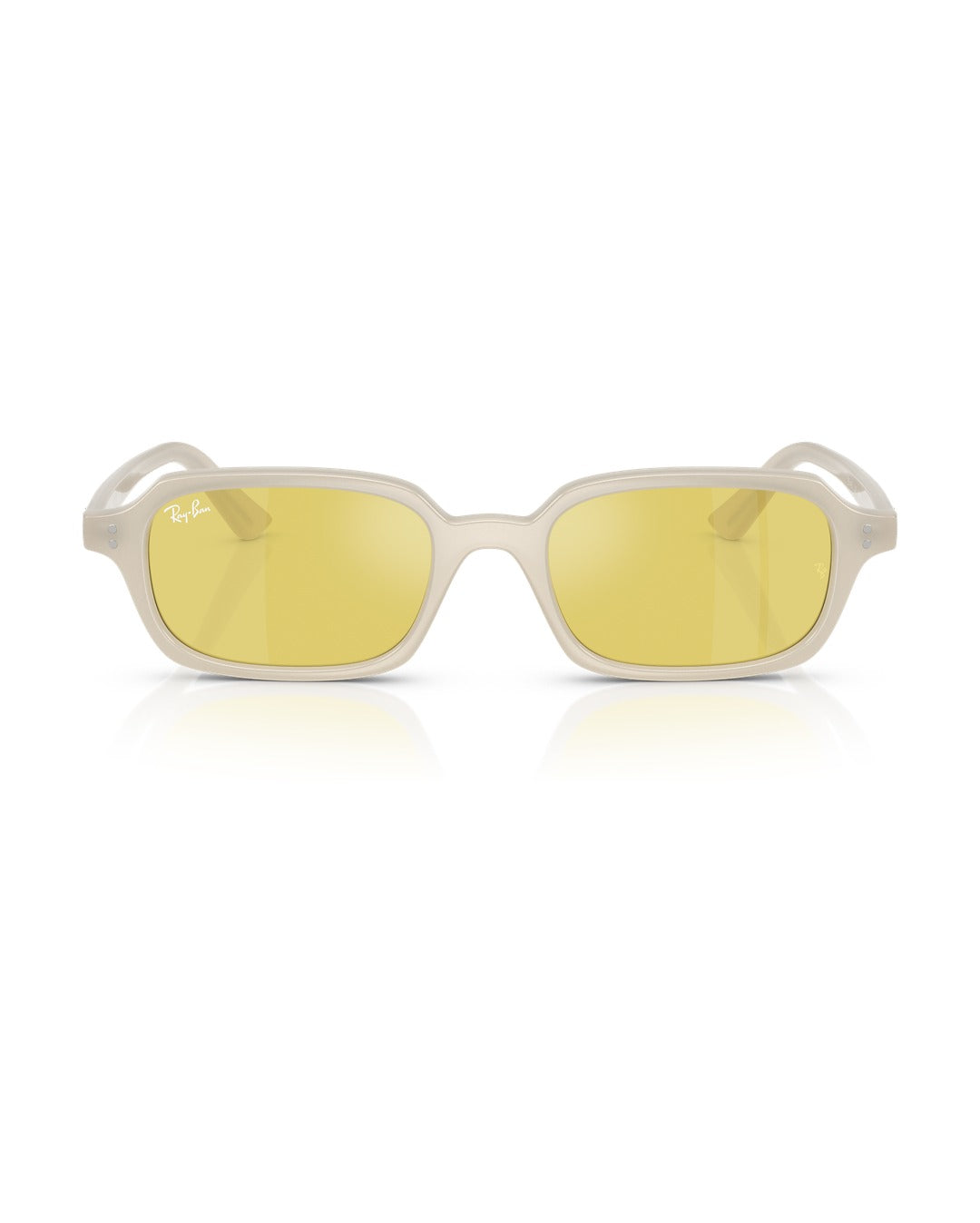 Zuri Sunglasses - Cloudy Warm White/Yellow Mirror Flash Gold - Ray-Ban