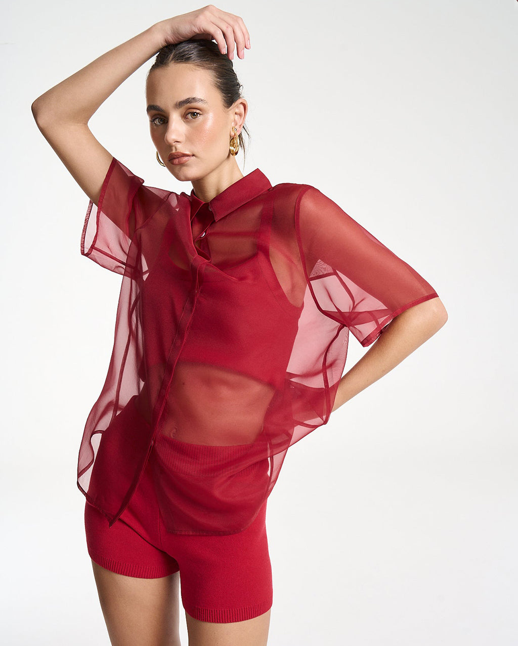 Romeo Shirt - Carmine Red