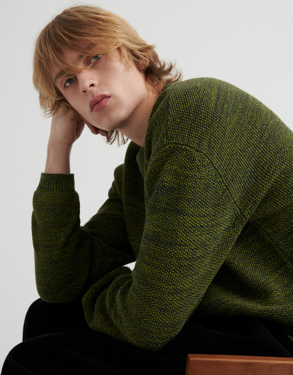 Reed Crew - Twisted Green by Kowtow - view 4