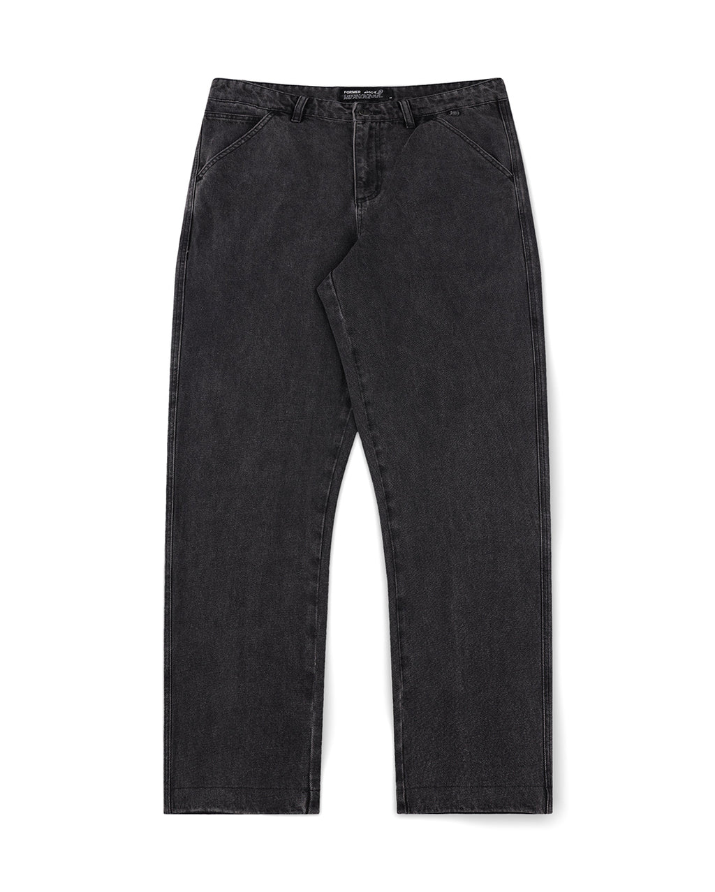 Reynolds Slack Denim Pant - Washed Black - Former