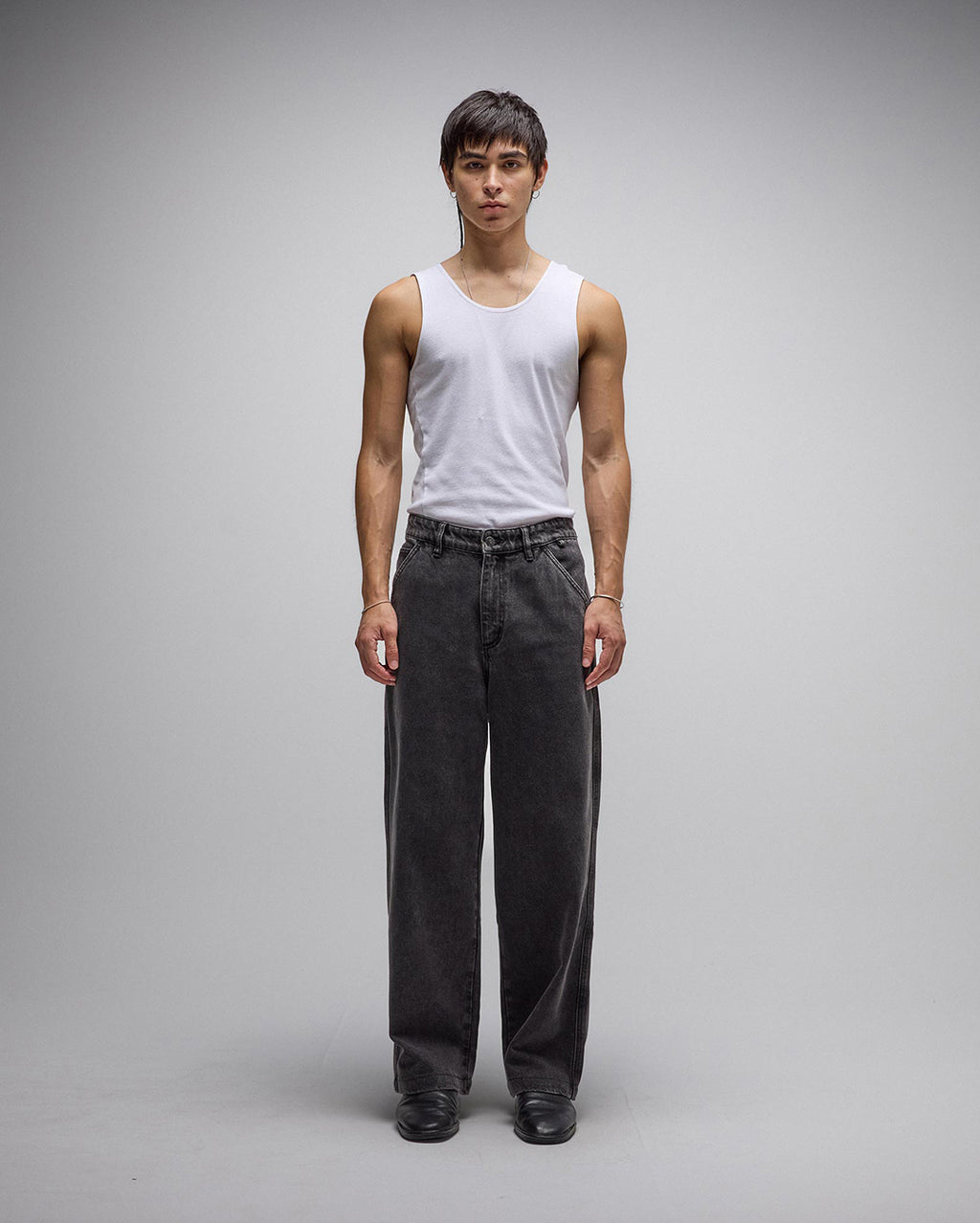 Reynolds Slack Denim Pant - Washed Black - Former