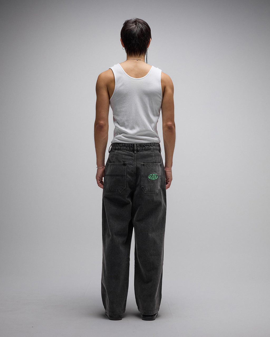 Reynolds Slack Denim Pant - Washed Black - Former