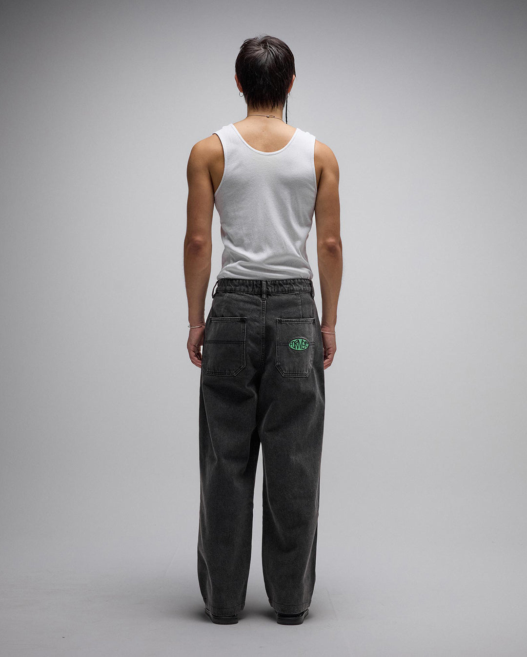 Reynolds Slack Denim Pant - Washed Black - Former