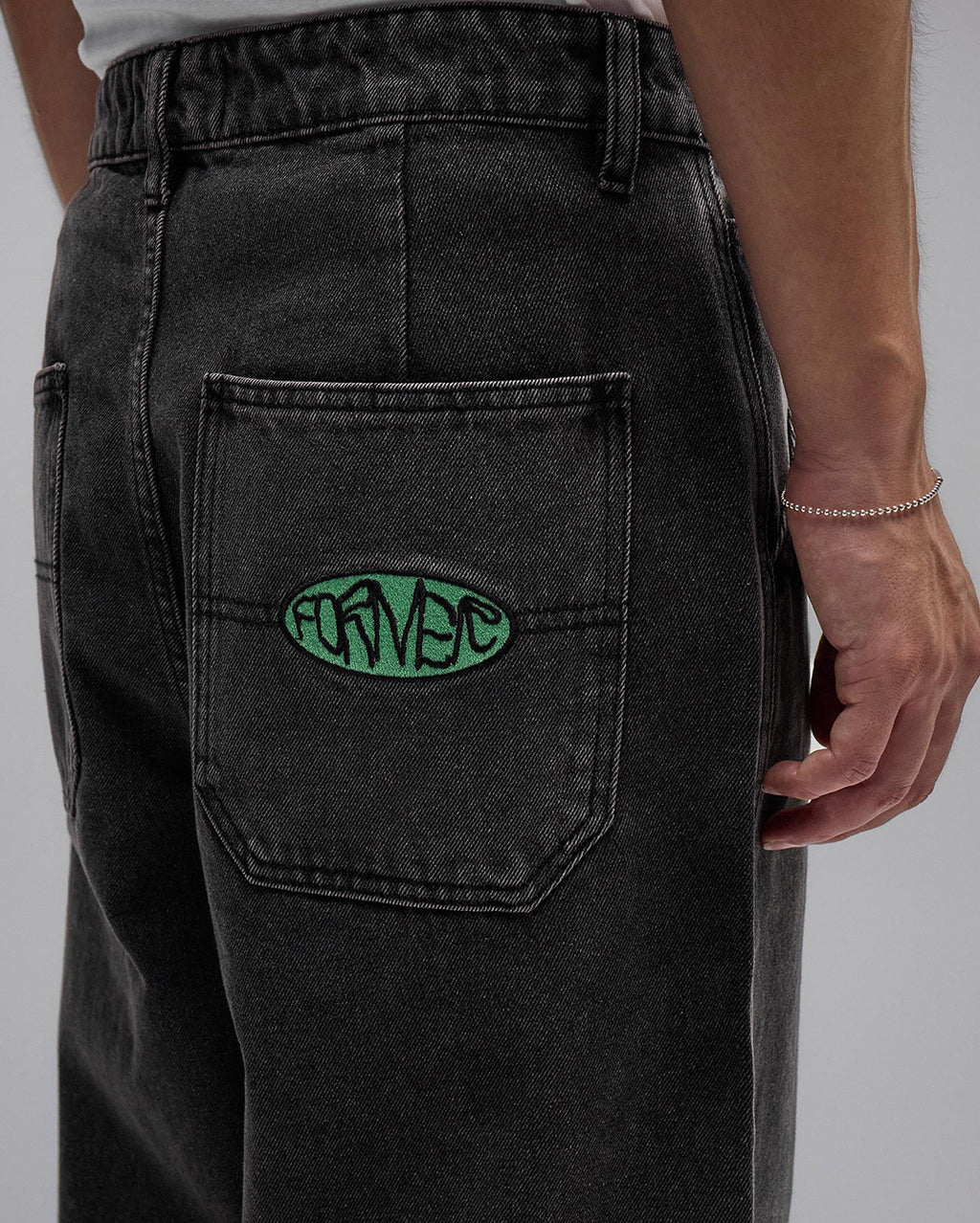 Reynolds Slack Denim Pant - Washed Black - Former