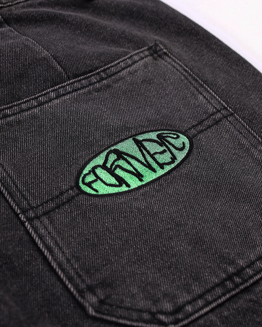 Reynolds Slack Denim Pant - Washed Black - Former