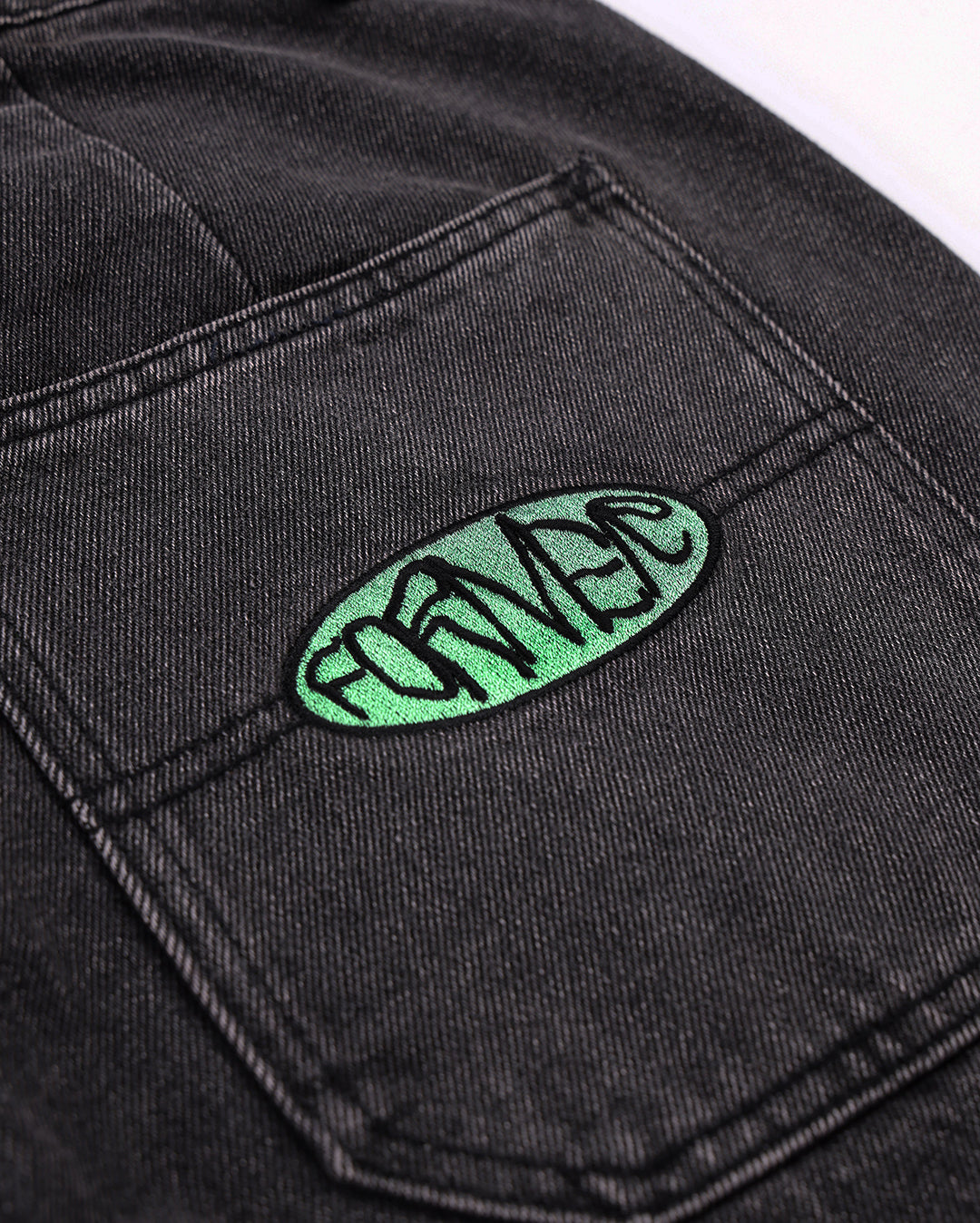 Reynolds Slack Denim Pant - Washed Black - Former