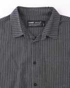 Reynolds Stripe Short Sleeve Shirt - Worn Black - Former