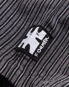 Reynolds Stripe Short Sleeve Shirt - Worn Black - Former