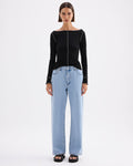 Ria Top - Black - Nude Lucy