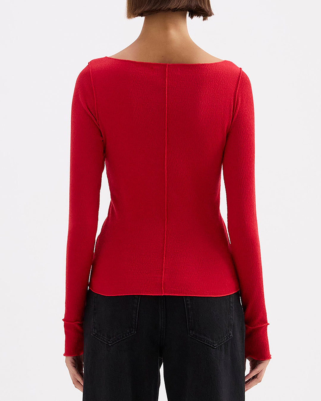 Ria Top - Cherry - Nude Lucy