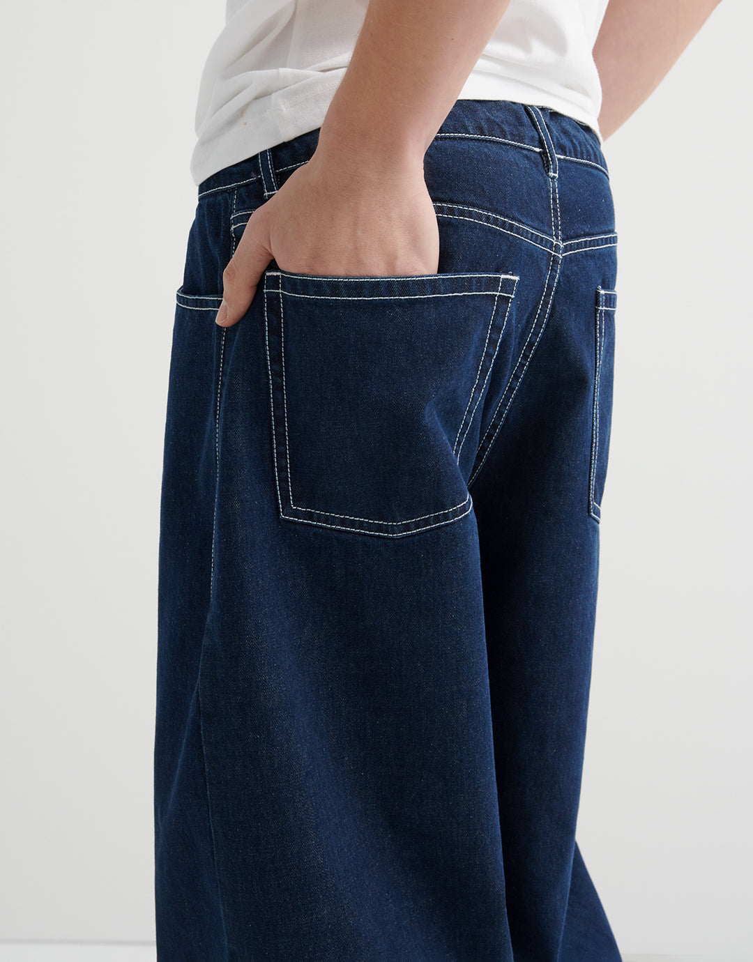 Riley Jeans - Indigo Denim by Kowtow - view 5