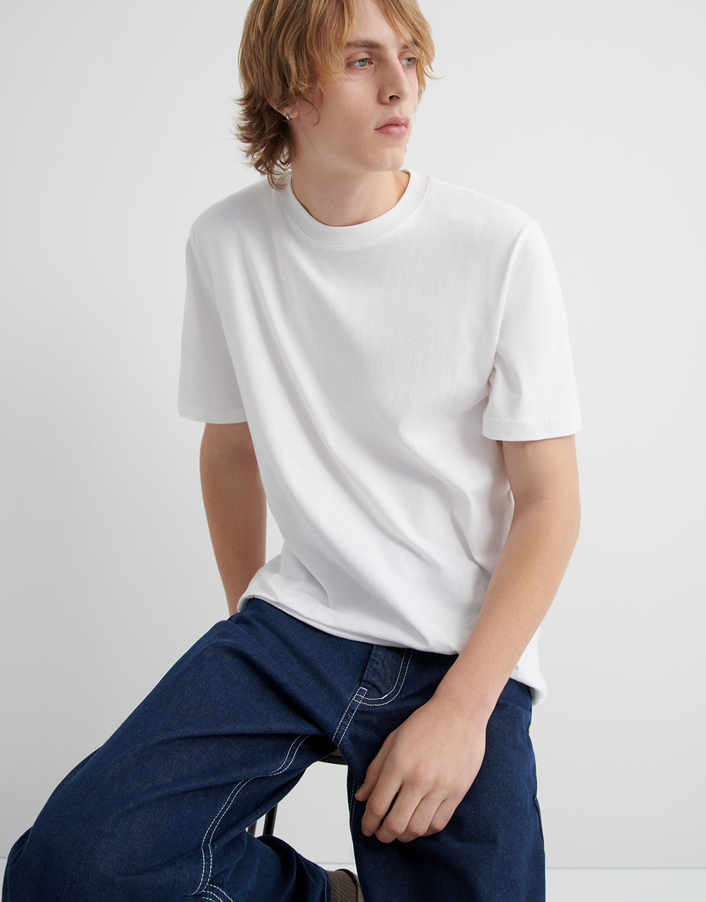 Riley Jeans - Indigo Denim by Kowtow - view 4