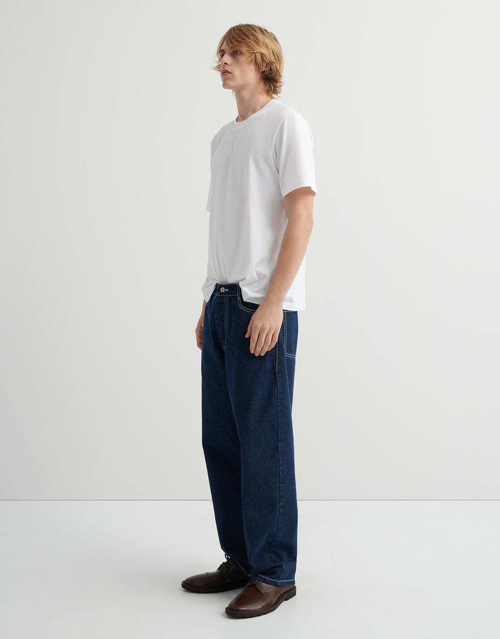 Riley Jeans - Indigo Denim by Kowtow - view 3