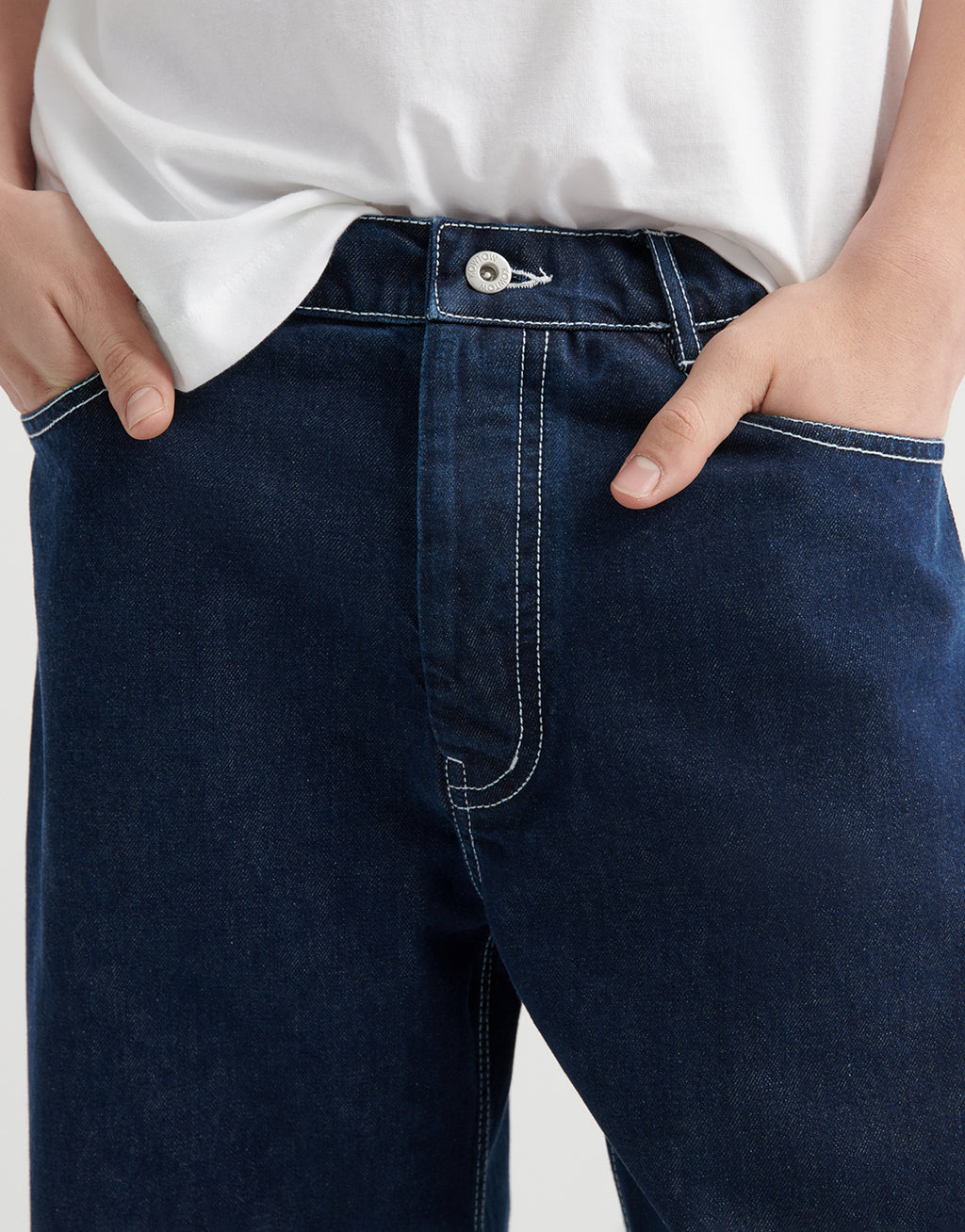 Riley Jeans - Indigo Denim by Kowtow - view 6